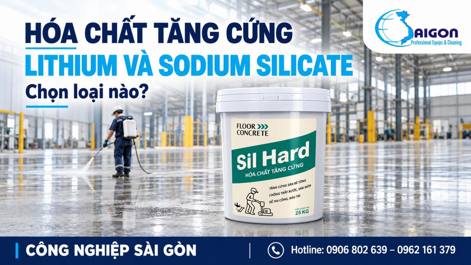Hóa Chất Tăng Cứng Lithium Và Sodium Silicate