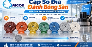 Cấp Số Đĩa Đánh Bóng Sàn: Dải Grit Resin 50–3000