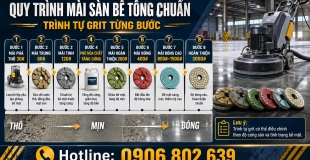 Quy Trình Mài Sàn Bê Tông Chuẩn